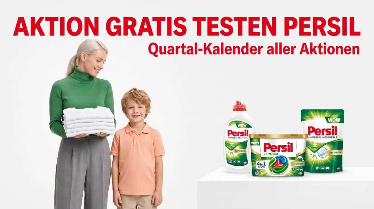 Persil Aktion gratis testen – Geld-zurück-Wellen und Coupons im Überblick