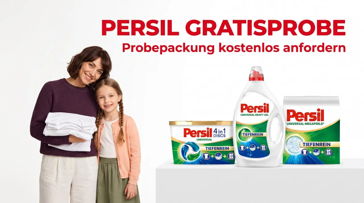 Persil Gratisprobe – Probepackung anfordern, Sample-Mechanik erklärt